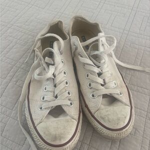 Converse Off-White Canvas Sneakers